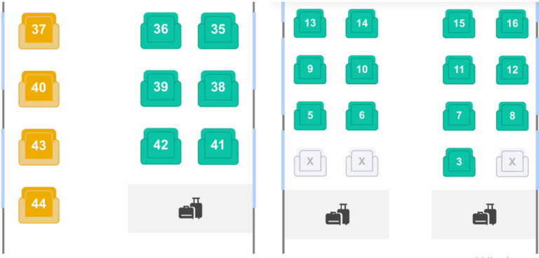 이딸로 좌석 배치